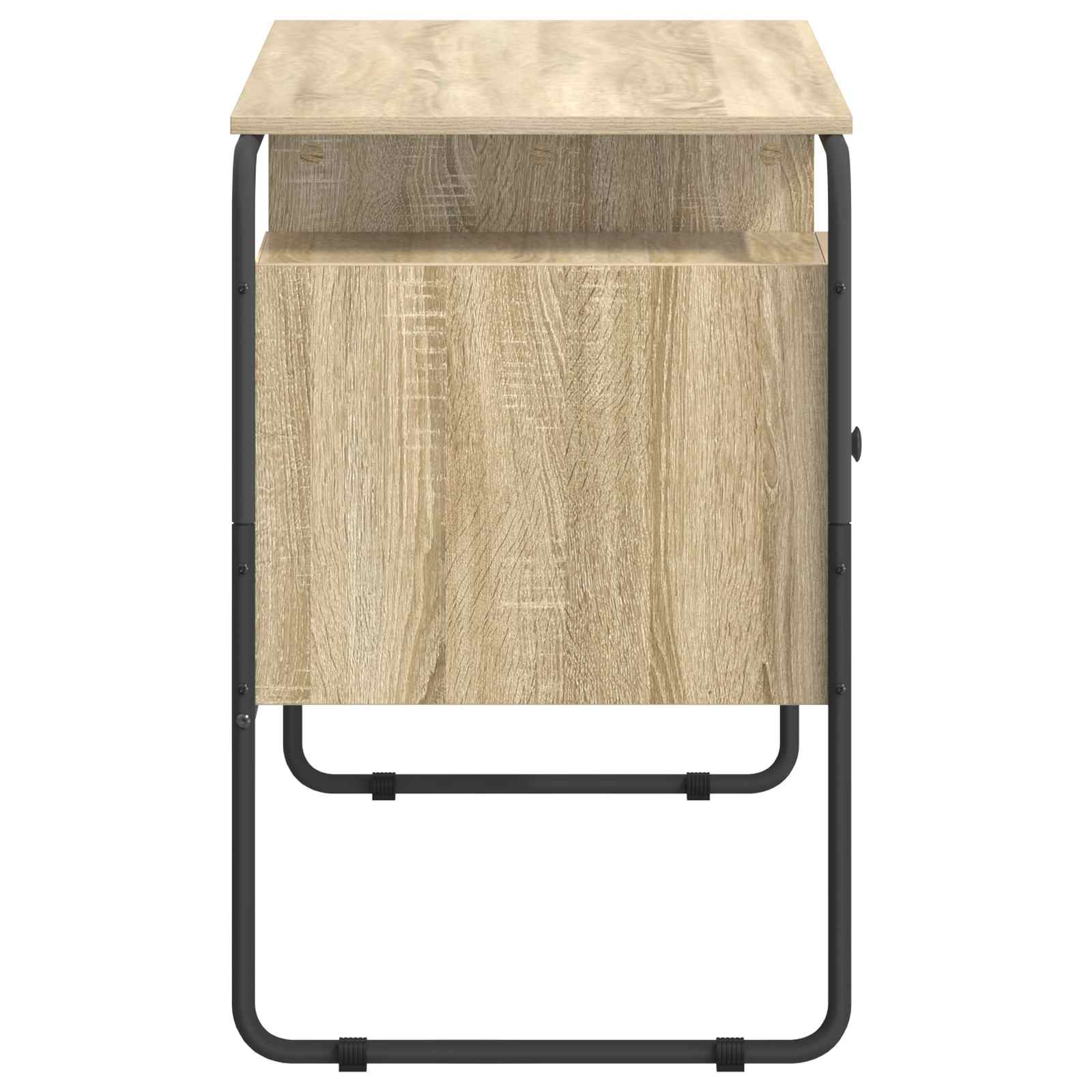 Γραφείο με αποθηκευτικό χώρο Sonoma Δρυς 120 x 50,5 x 75,5 εκ. - Pakobazaar