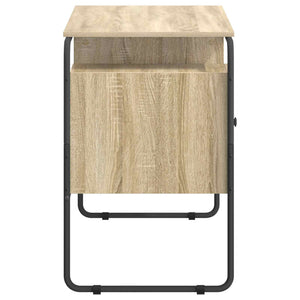Γραφείο με αποθηκευτικό χώρο Sonoma Δρυς 120 x 50,5 x 75,5 εκ. - Pakobazaar