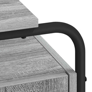 Γραφείο με αποθηκευτικό χώρο Γκρι Sonoma 120 x 50,5 x 75,5 εκ. - Pakobazaar