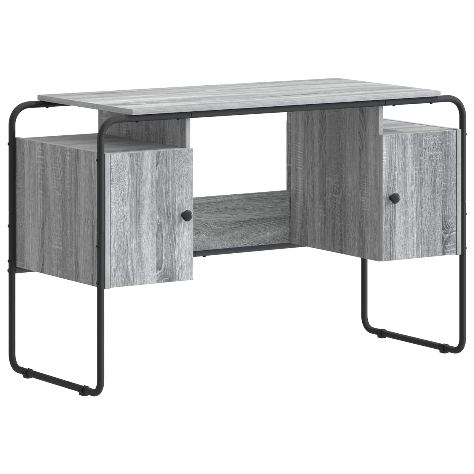Γραφείο με αποθηκευτικό χώρο Γκρι Sonoma 120 x 50,5 x 75,5 εκ. - Pakobazaar