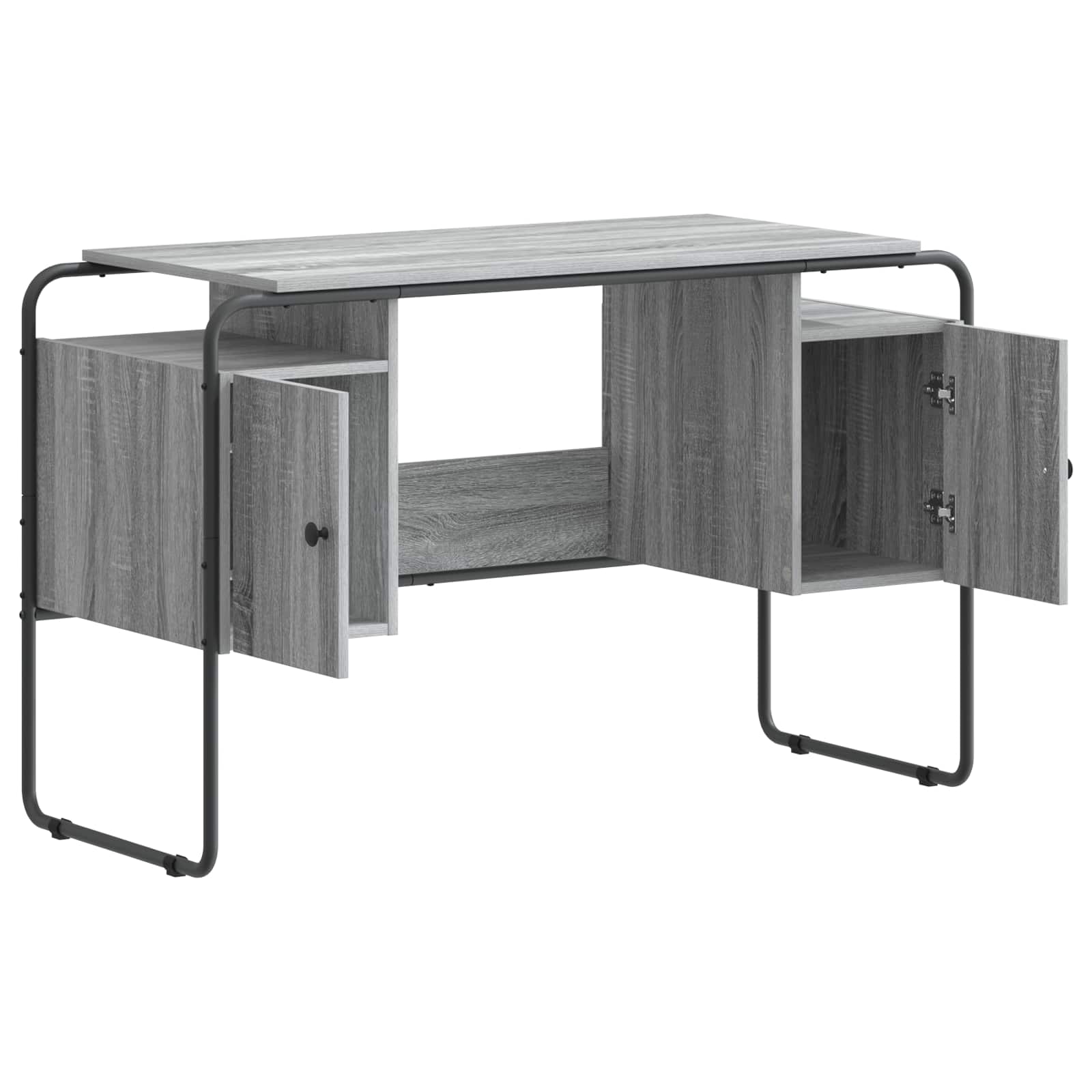 Γραφείο με αποθηκευτικό χώρο Γκρι Sonoma 120 x 50,5 x 75,5 εκ. - Pakobazaar