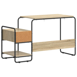 Γραφείο με αποθηκευτικό χώρο Sonoma Δρυς 131.5 x 50 x 75.5 εκ. - Pakobazaar
