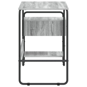 Γραφείο με αποθηκευτικό χώρο Γκρι Sonoma 131.5 x 50 x 75.5 εκ. - Pakobazaar