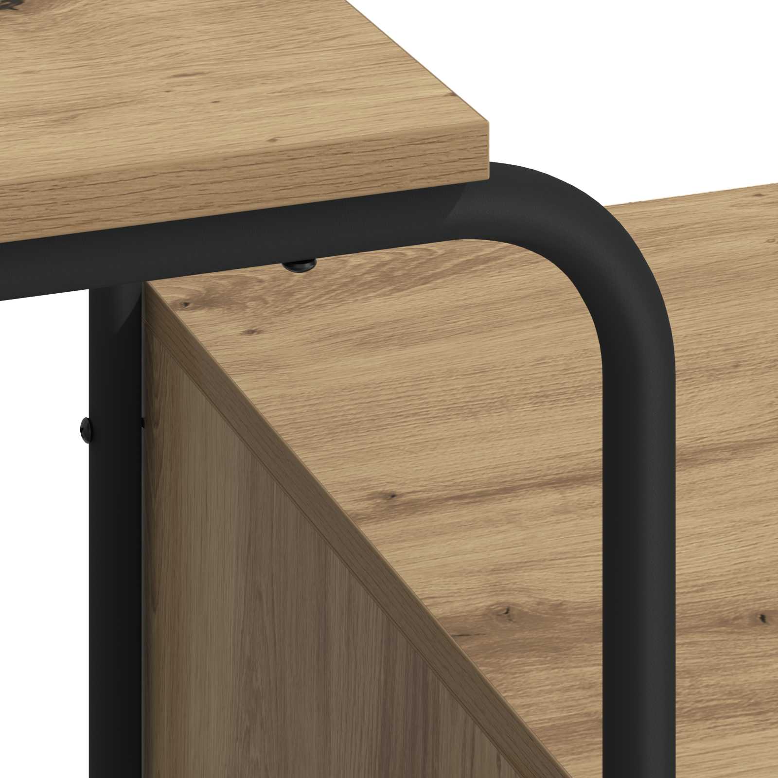 Γραφείο με αποθηκευτικό χώρο Artisan Δρυς 131.5 x 50 x 75.5 εκ. - Pakobazaar
