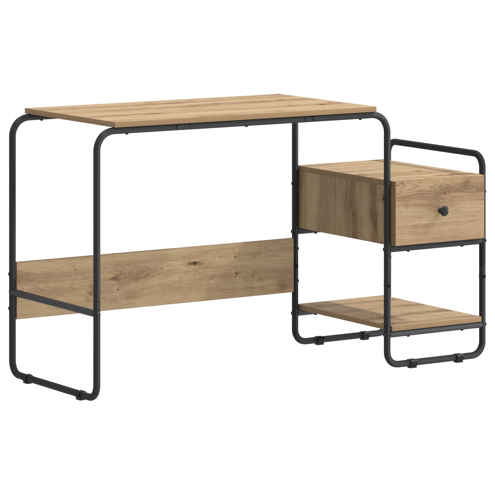 Γραφείο με αποθηκευτικό χώρο Artisan Δρυς 131.5 x 50 x 75.5 εκ. - Pakobazaar