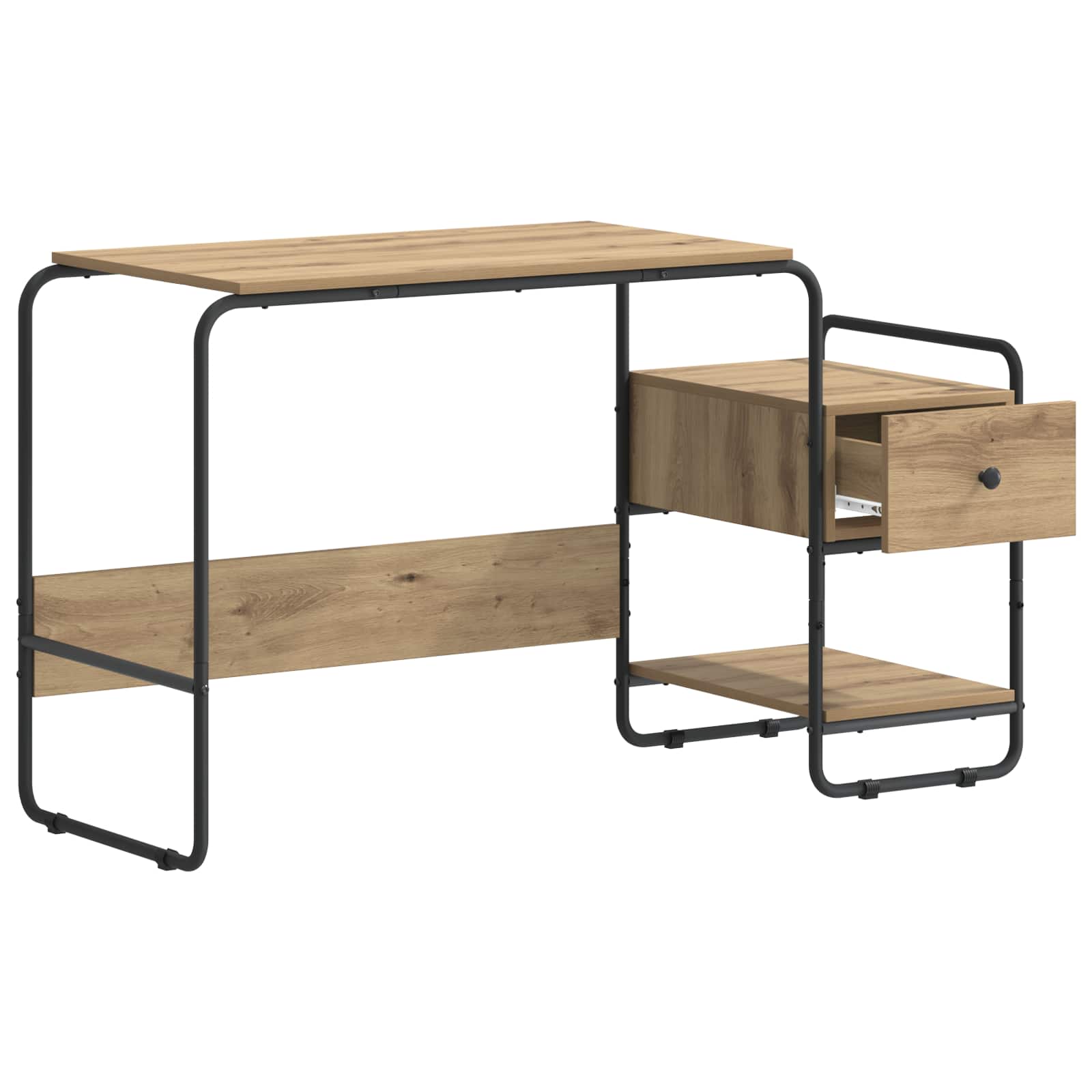 Γραφείο με αποθηκευτικό χώρο Artisan Δρυς 131.5 x 50 x 75.5 εκ. - Pakobazaar