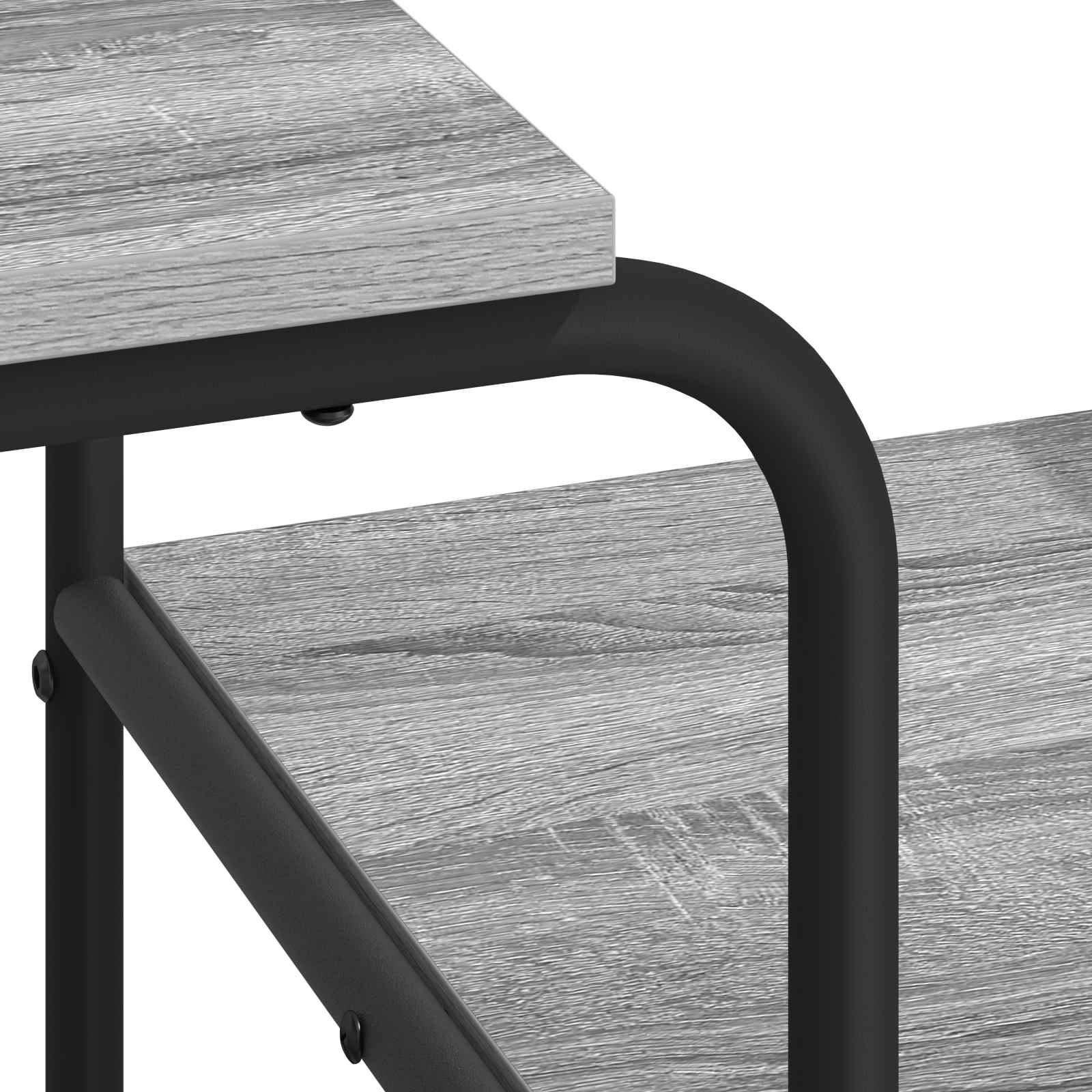 Γραφείο με αποθηκευτικό χώρο Γκρι Sonoma 131.5 x 50 x 75.5 cm - Pakobazaar