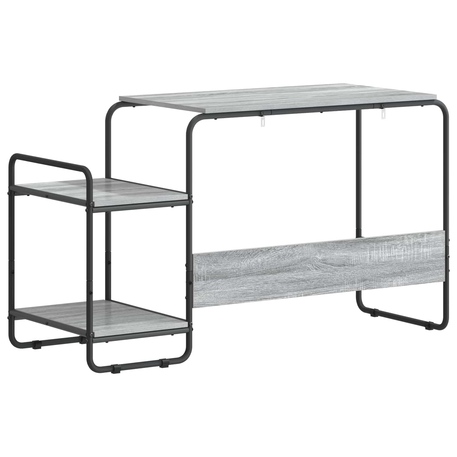 Γραφείο με αποθηκευτικό χώρο Γκρι Sonoma 131.5 x 50 x 75.5 cm - Pakobazaar