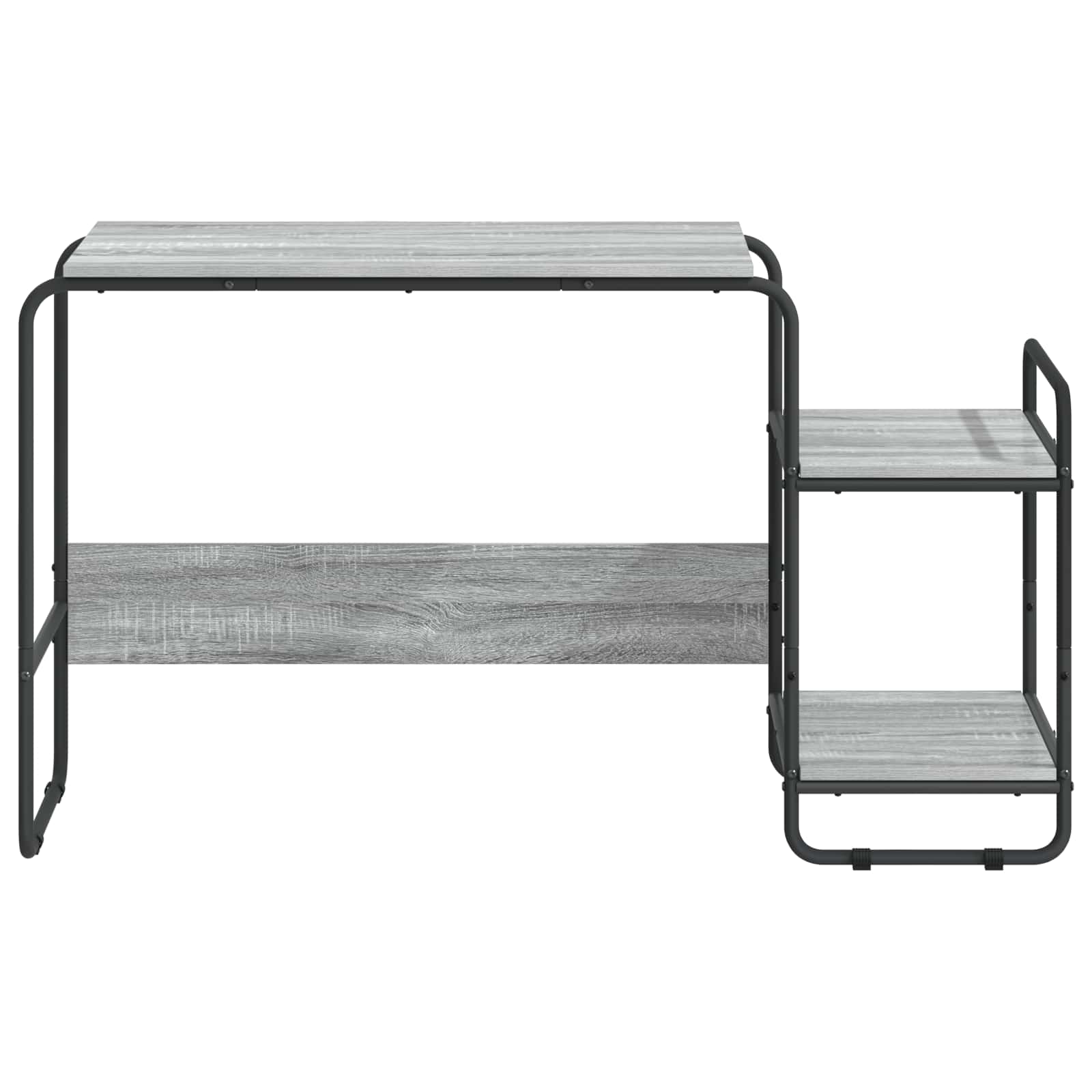 Γραφείο με αποθηκευτικό χώρο Γκρι Sonoma 131.5 x 50 x 75.5 cm - Pakobazaar