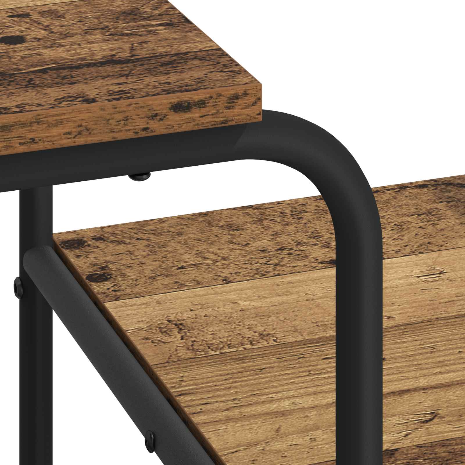 Γραφείο με αποθηκευτικό χώρο Παλαιωμένο ξύλο - Pakobazaar