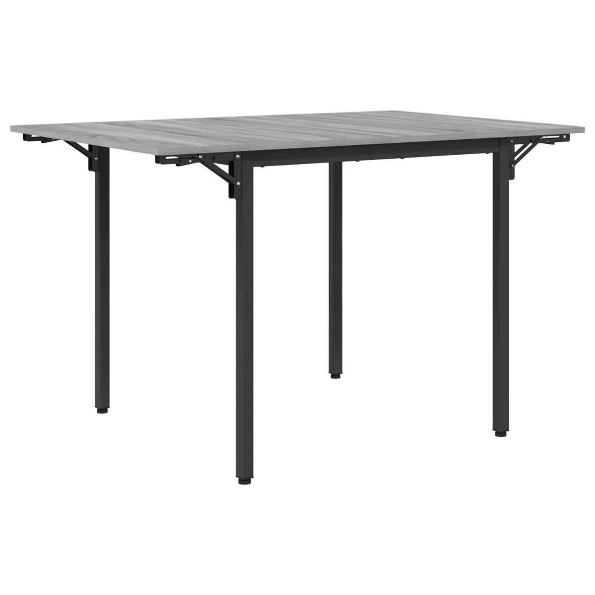 Επεκτάσιμο τραπέζι φαγητού 120 x 81,5 x 75 εκ. Γκρι Sonoma