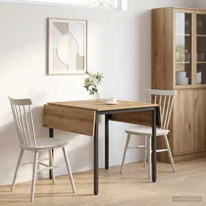 Επεκτάσιμο τραπέζι φαγητού 120 x 81,5 x 75 εκ. Artisan Δρυς