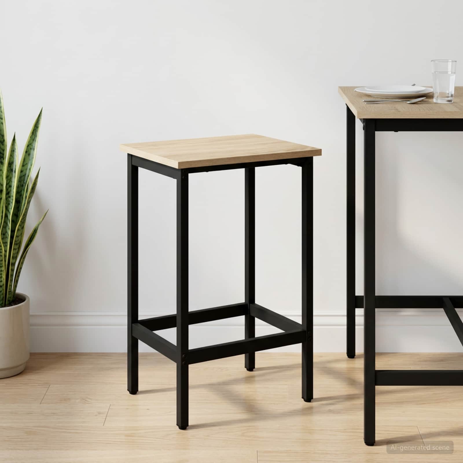 Μπαρ σκαμπό Sonoma Δρυς 40 x 32 x 64 εκ Επεξεργασμένο Ξύλο - Pakobazaar