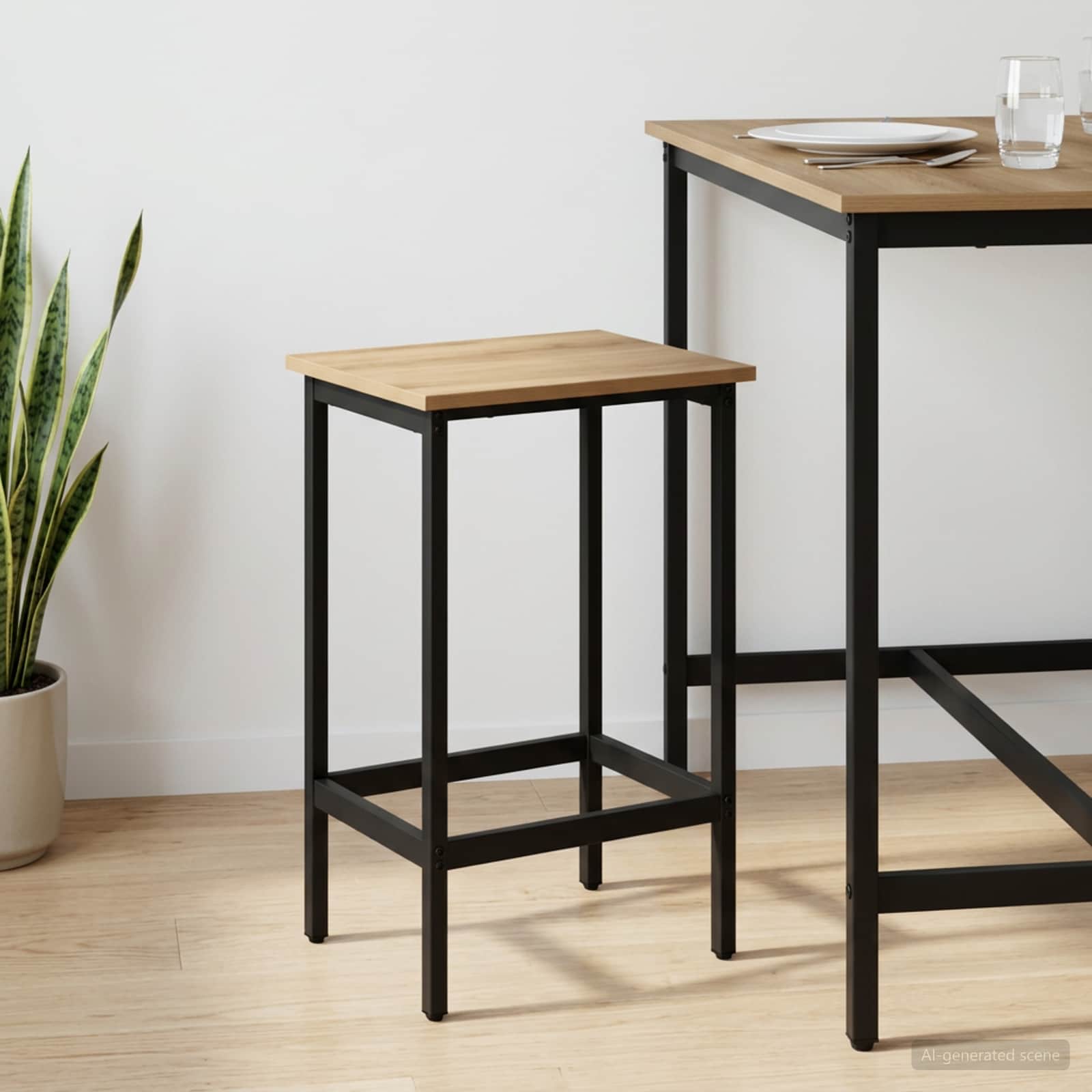 Μπαρ σκαμπό Artisan Δρυς 40 x 32 x 64 εκ Επεξεργασμένο Ξύλο - Pakobazaar
