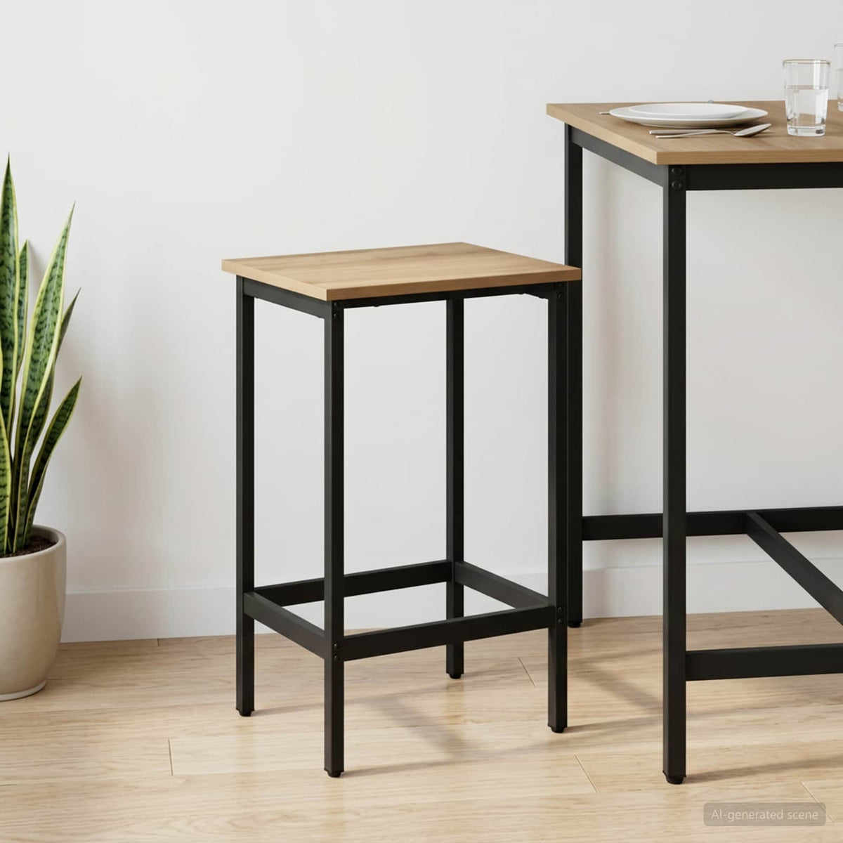 Μπαρ σκαμπό Artisan Δρυς 40 x 32 x 74 εκ Επεξεργασμένο Ξύλο - Pakobazaar