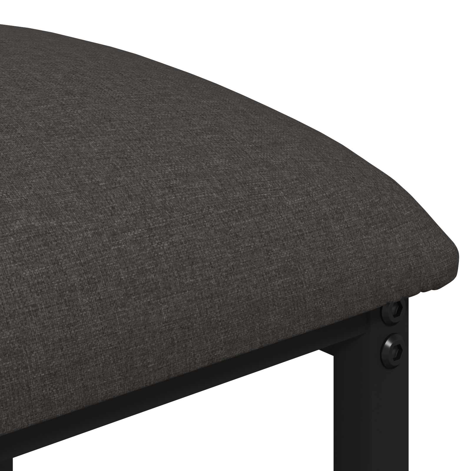 Μπαρ σκαμπό 2 τμχ. Σκούρο Γκρι 40 x 32 x 64 εκ - Pakobazaar
