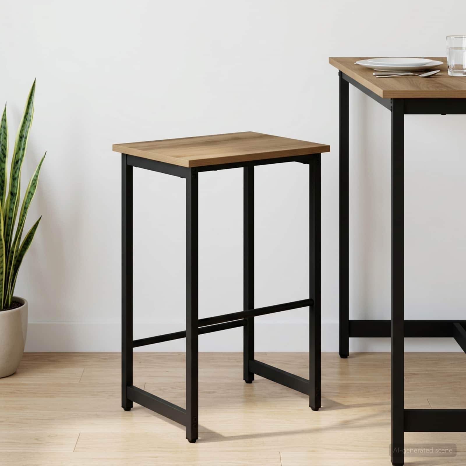 Μπαρ σκαμπό Artisan Δρυς 40 x 32 x 64 εκ Επεξεργασμένο Ξύλο