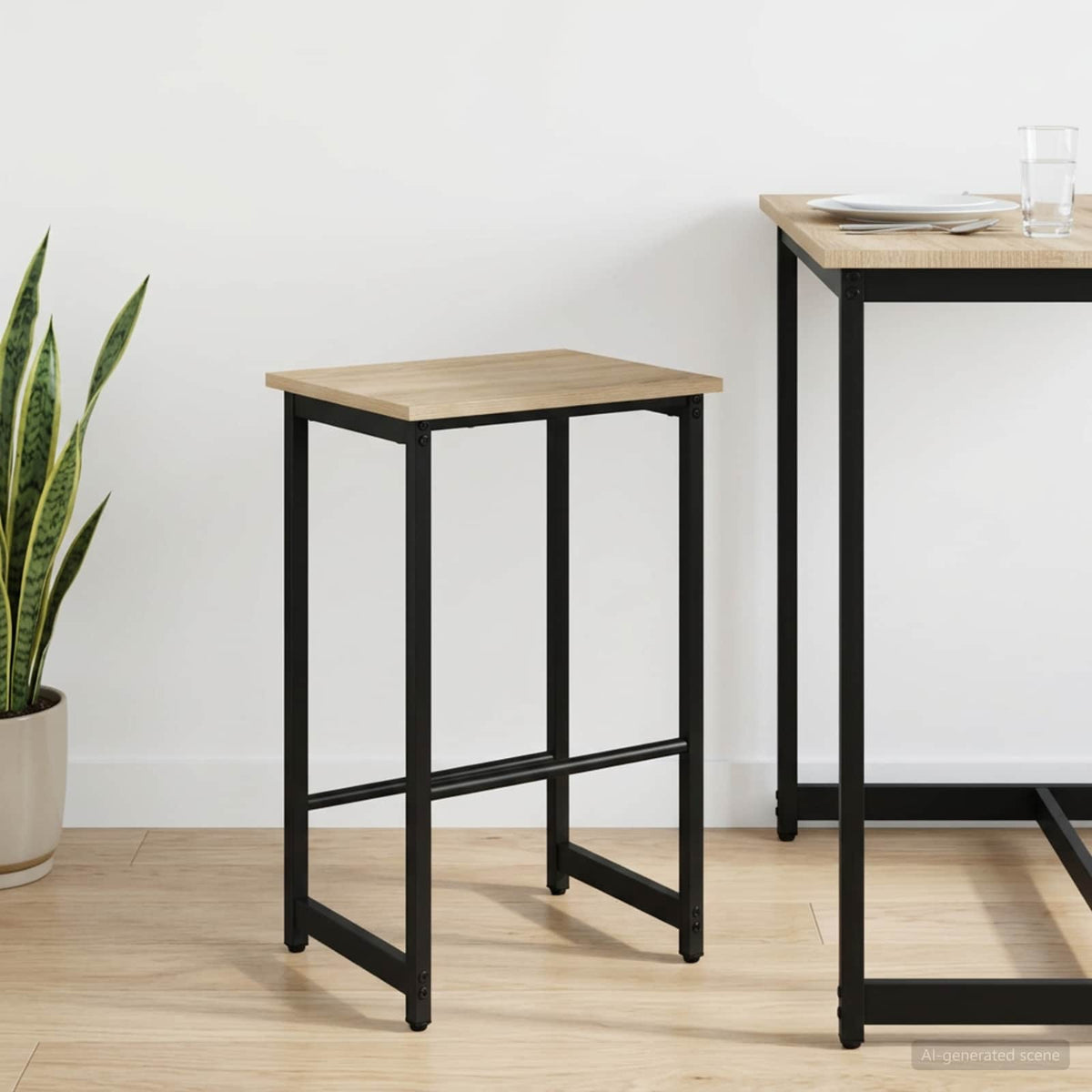 Μπαρ σκαμπό Sonoma Δρυς 40 x 32 x 74 εκ Επεξεργασμένο Ξύλο - Pakobazaar