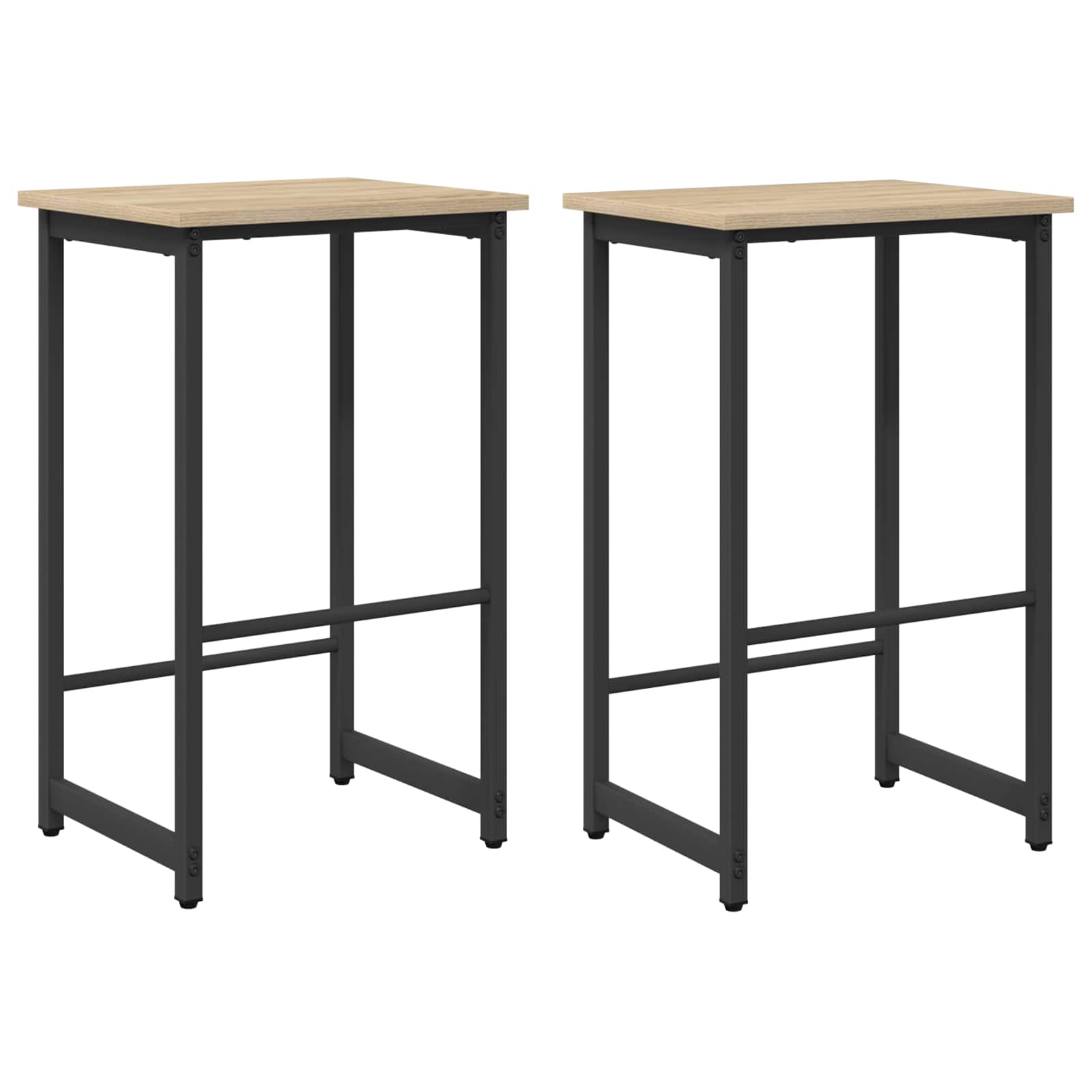 Μπαρ σκαμπό 2 τμχ. Sonoma Δρυς 40 x 32 x 74 εκ - Pakobazaar
