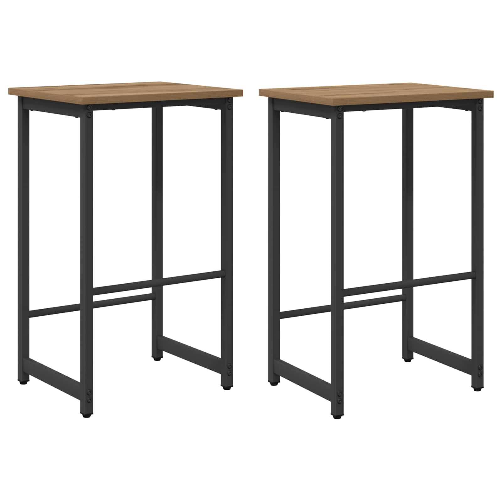 Μπαρ σκαμπό 2 τμχ. Artisan Δρυς 40 x 32 x 74 εκ - Pakobazaar