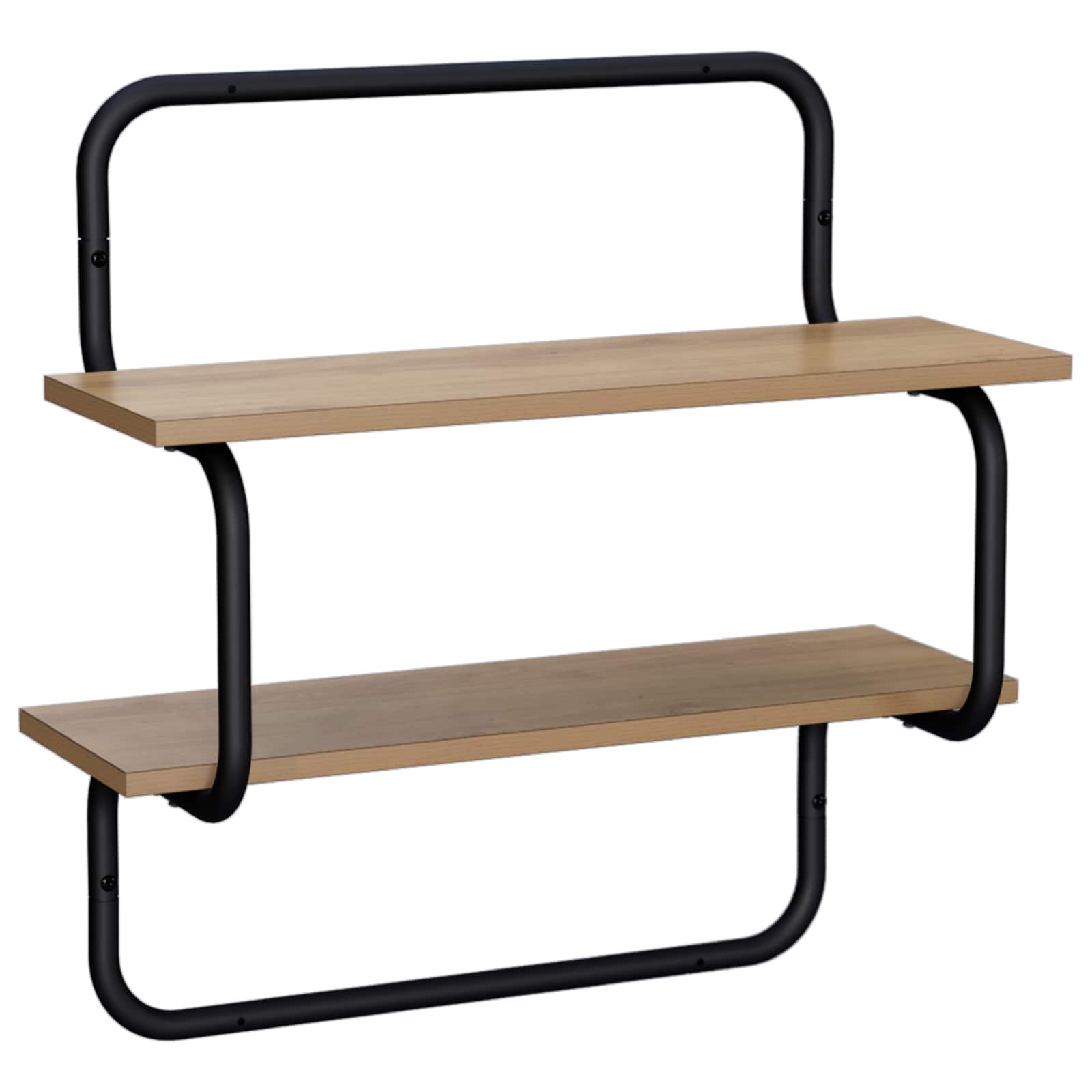 Ράφι Τοίχου 2 Επιπέδων Artisan Δρυς 80 x 24,5 x 61 εκ - Pakobazaar