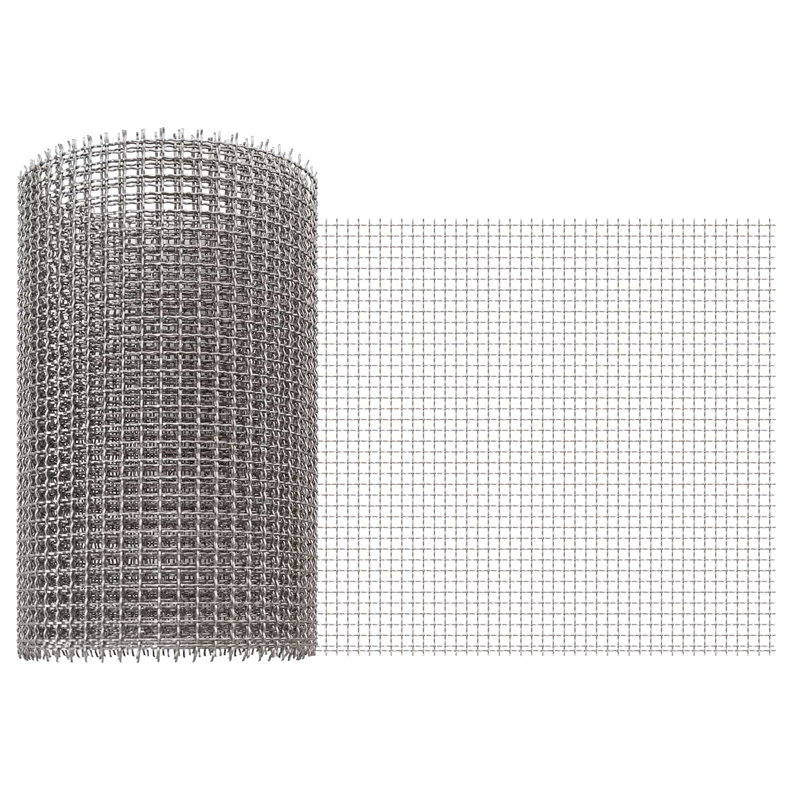 Πλέγμα Οθόνης 20 x 200 cm 3 Mesh Ανοξείδωτο Ατσάλι 201 Ασημί
