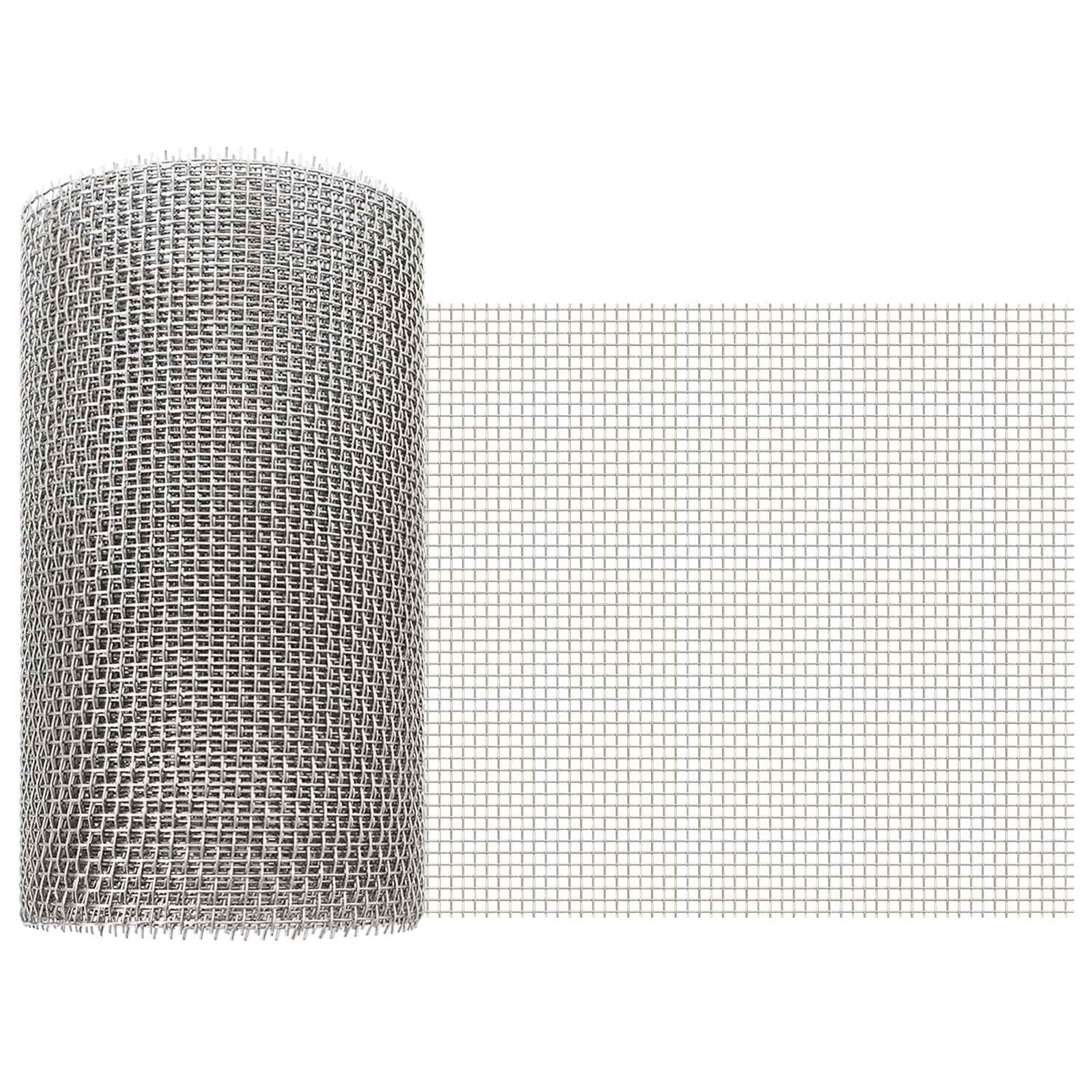 Πλέγμα Οθόνης 20 x 1000 εκ. 6 Mesh Ανοξείδωτο Ατσάλι 201 Ασημί