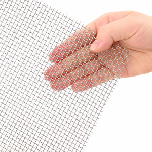 Πλέγμα Οθόνης 60 x 500 cm 6 Mesh Ανοξείδωτο Ατσάλι 201 Ασημί - Pakobazaar