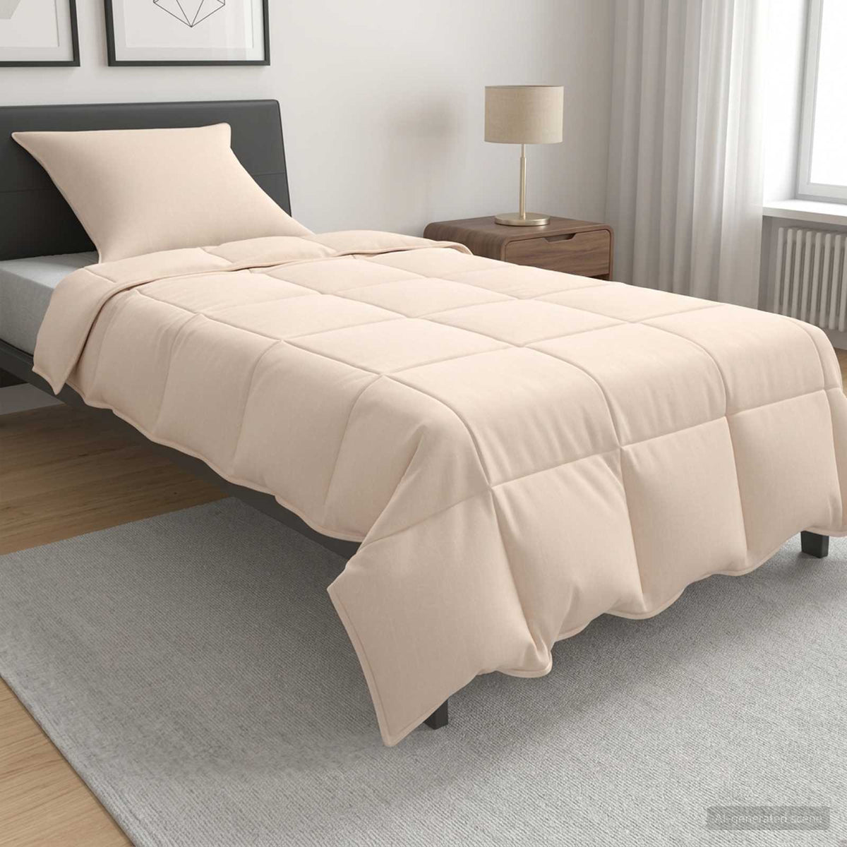Πάπλωμα 155 x 220 cm Καλοκαίρι 150 γρ/τ.μ. Βαμβάκι και καπόκ - Pakobazaar