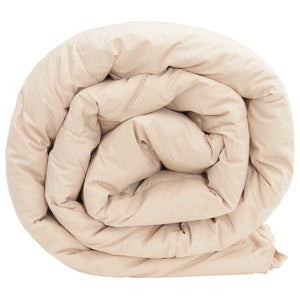 Καλοκαιρινό Παπλωματοθήκη Μπεζ 200 x 220 cm 100% Φυσικός Καπόκ - Pakobazaar