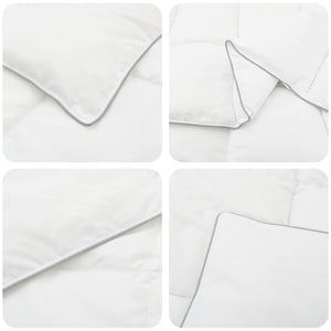 Χειμερινό Παπλωματοθήκη Λευκό 200 x 220 cm Μπαμπού - Pakobazaar
