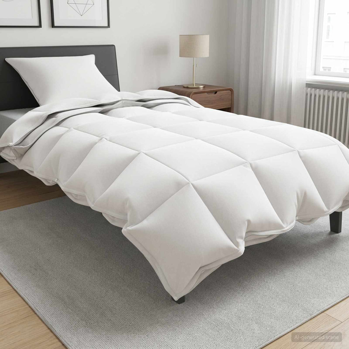 Πάπλωμα 155 x 220 cm Όλες οι εποχές 150 gsm + 250 gsm - Pakobazaar