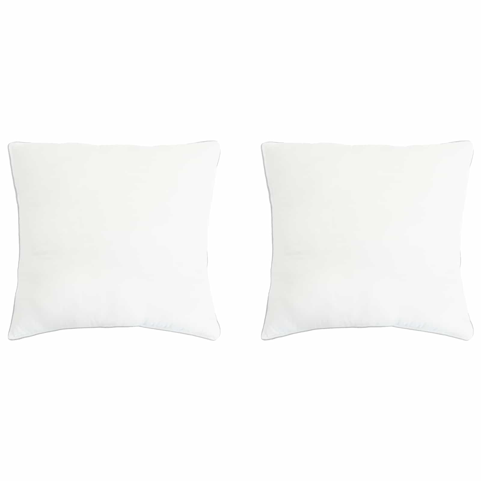 Μαξιλάρι 2 pcs Λευκό 65 x 65 εκ. Ίνες μπαμπού