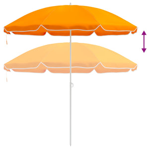 Ομπρέλα Κήπου 160 cm 170T πολυεστέρας Πορτοκαλί - Pakobazaar