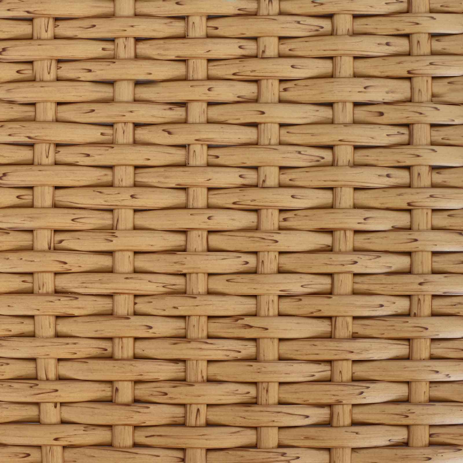 Τραπέζι Κήπου Φυσικό 100 x 55 x 37 cm PE Rattan και Γυαλί - Pakobazaar