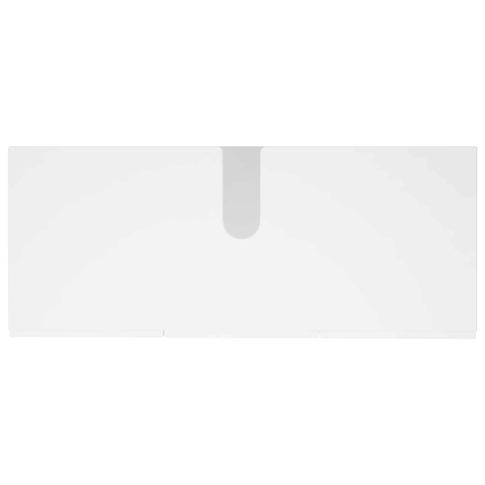 Σετ Ντουλαπιών Μπάνιου 3 τμχ. Λευκό Επεξεργασμένο Ξύλο - Pakobazaar