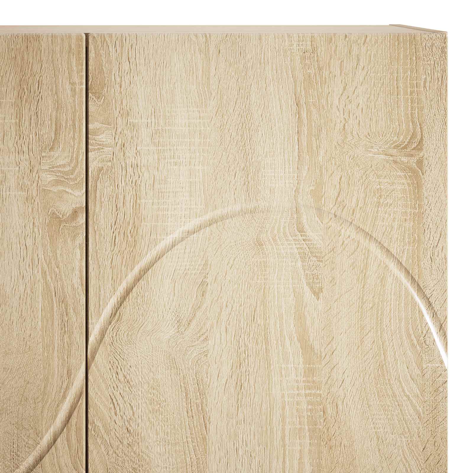 Ψηλός μπουφές Sonoma Δρυς 79x41x151 cm Επεξεργασμένο Ξύλο
