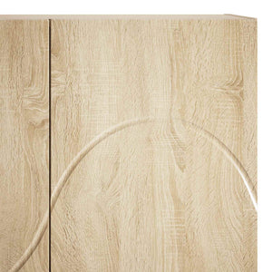 Ψηλός μπουφές Sonoma Δρυς 79x41x151 cm Επεξεργασμένο Ξύλο