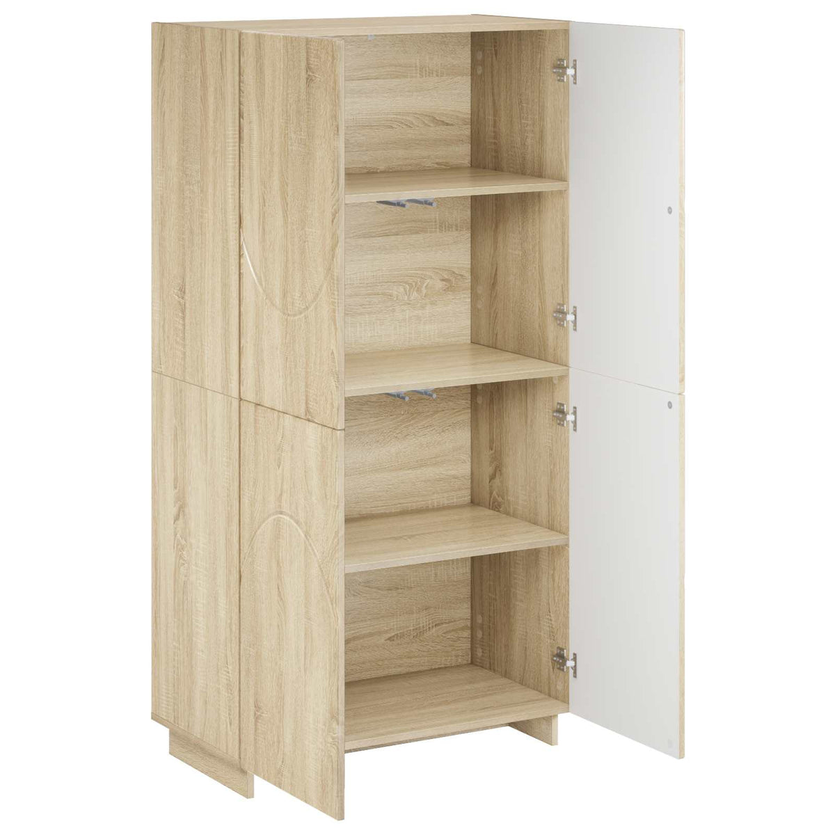Ψηλός μπουφές Sonoma Δρυς 79x41x151 cm Επεξεργασμένο Ξύλο