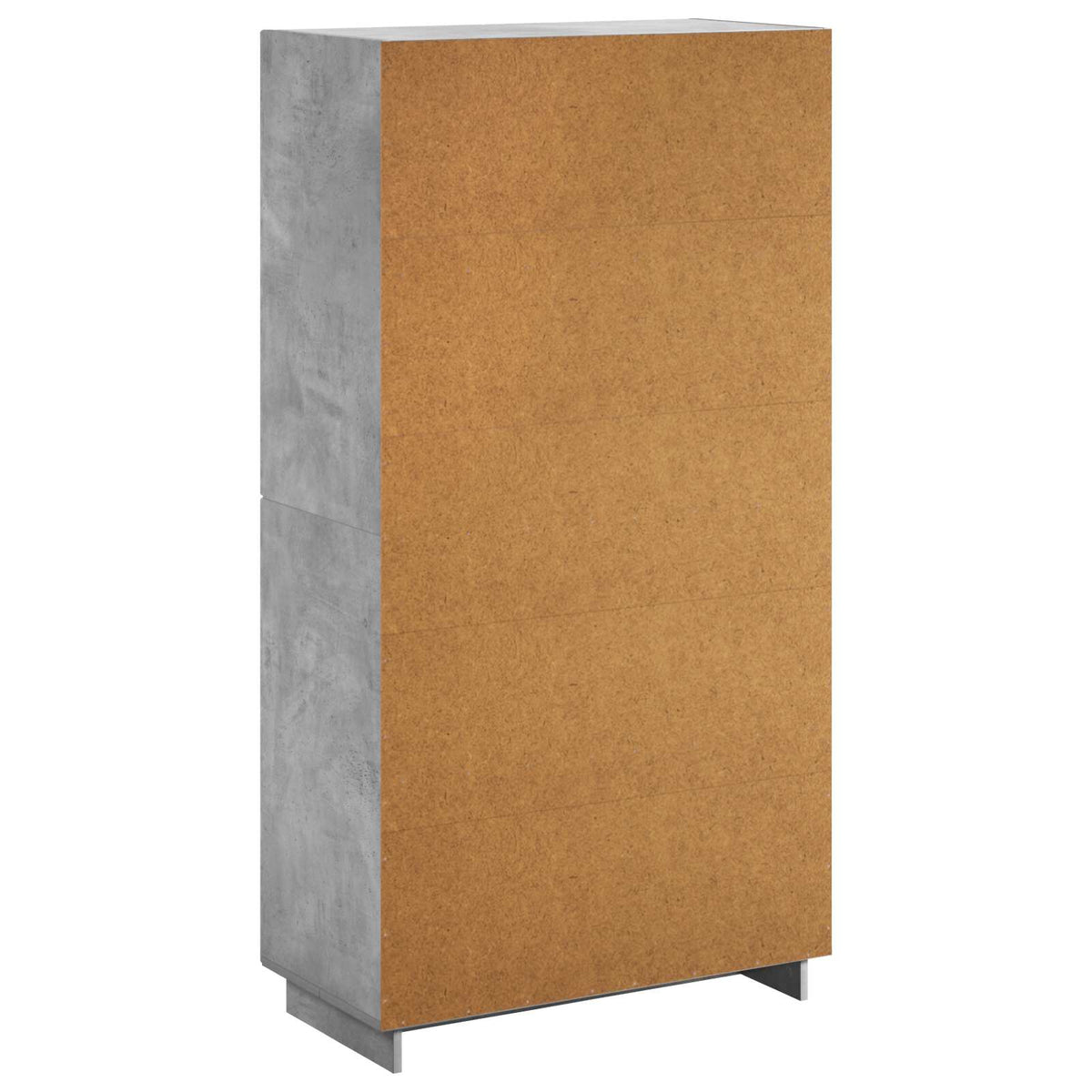 Ψηλός μπουφές Γκρι Σκυροδέματος 79 x 41 x 151 cm - Pakobazaar