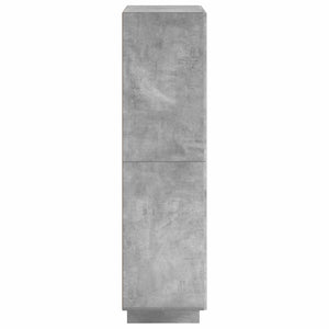 Ψηλός μπουφές Γκρι Σκυροδέματος 79 x 41 x 151 cm - Pakobazaar