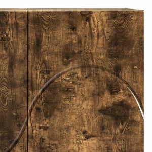 Ψηλός μπουφές Καπνισμένο Ξύλο Δρυός 79 x 41 x 151 cm