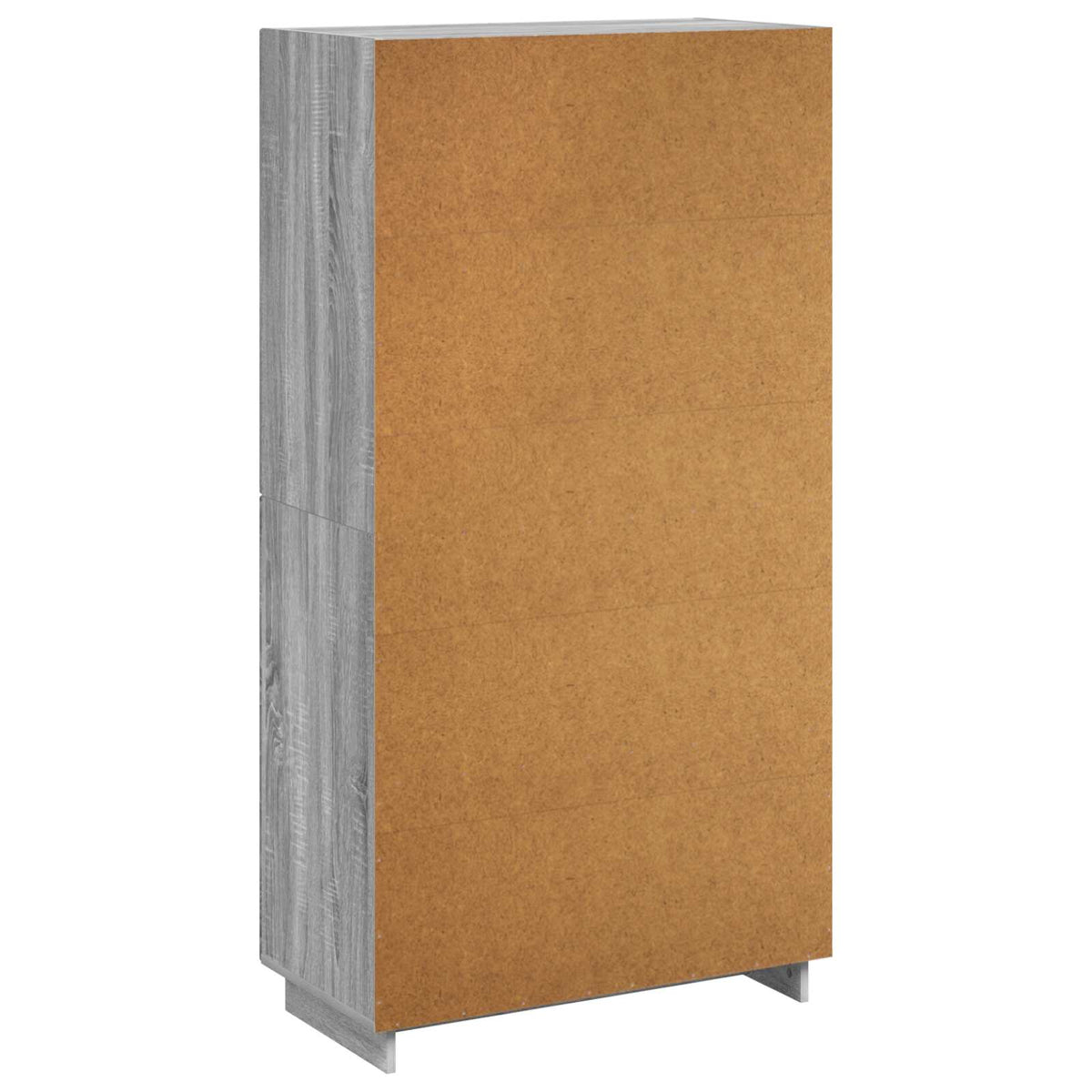 Ψηλός μπουφές Γκρι Sonoma 79 x 41 x 151 cm Επεξεργασμένο Ξύλο - Pakobazaar