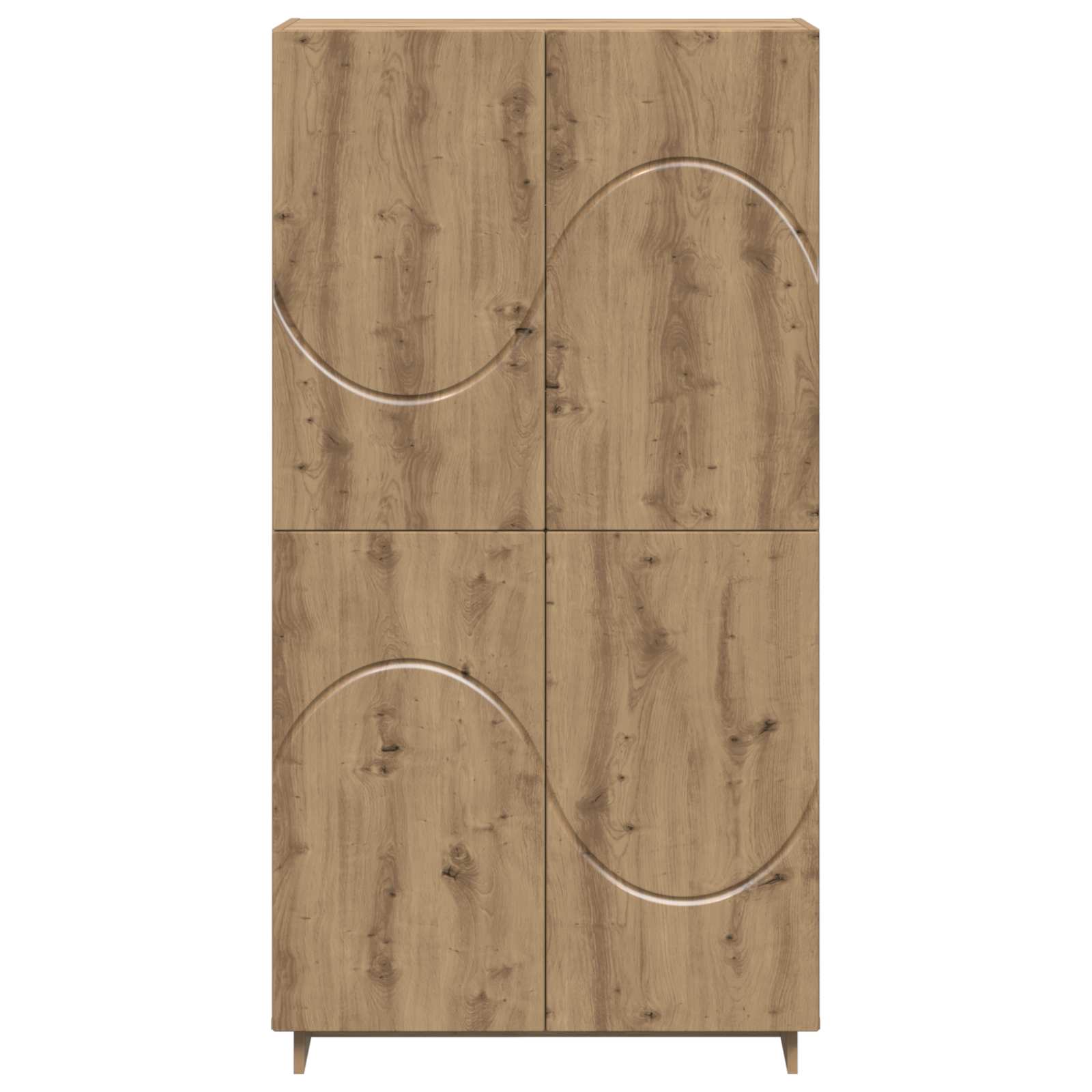 Ψηλός μπουφές Artisan Δρυς 79 x 41 x 151 cm Επεξεργασμένο Ξύλο