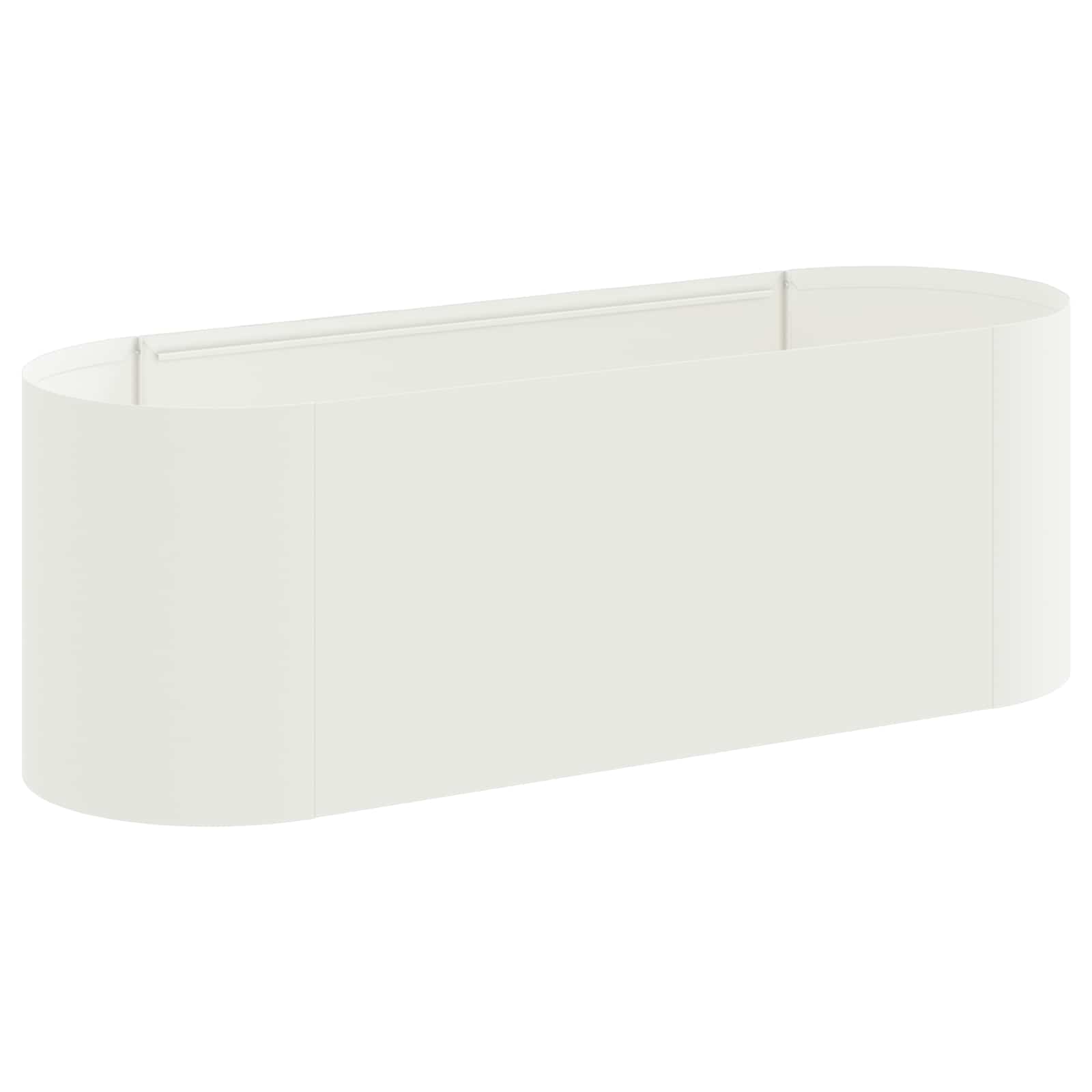 Υψωμένο Κρεβάτι Κήπου Λευκό 120 x 40 x 40 εκ - Pakobazaar