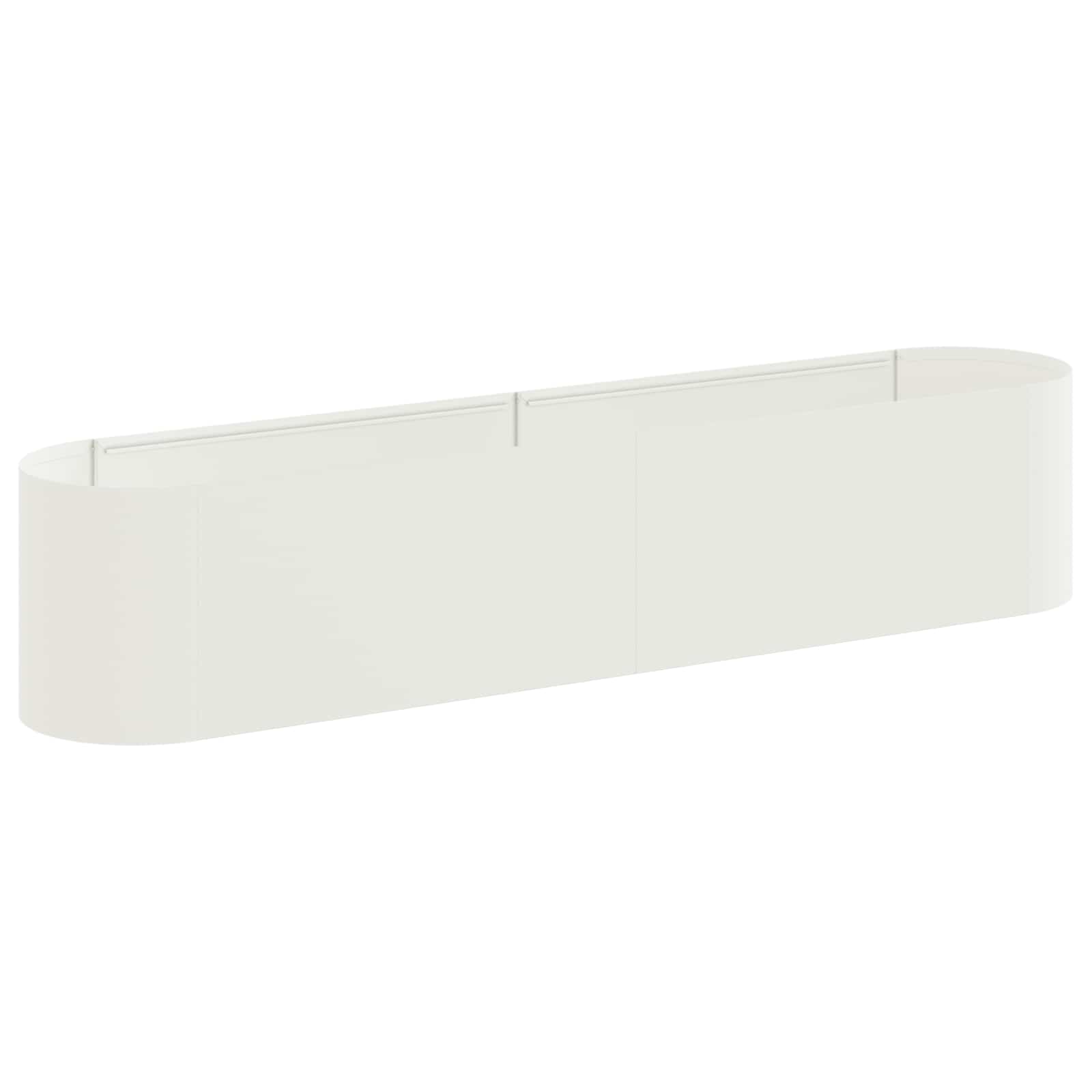 Υψωμένο Κρεβάτι Κήπου Λευκό 200 x 40 x 40 εκ. - Pakobazaar
