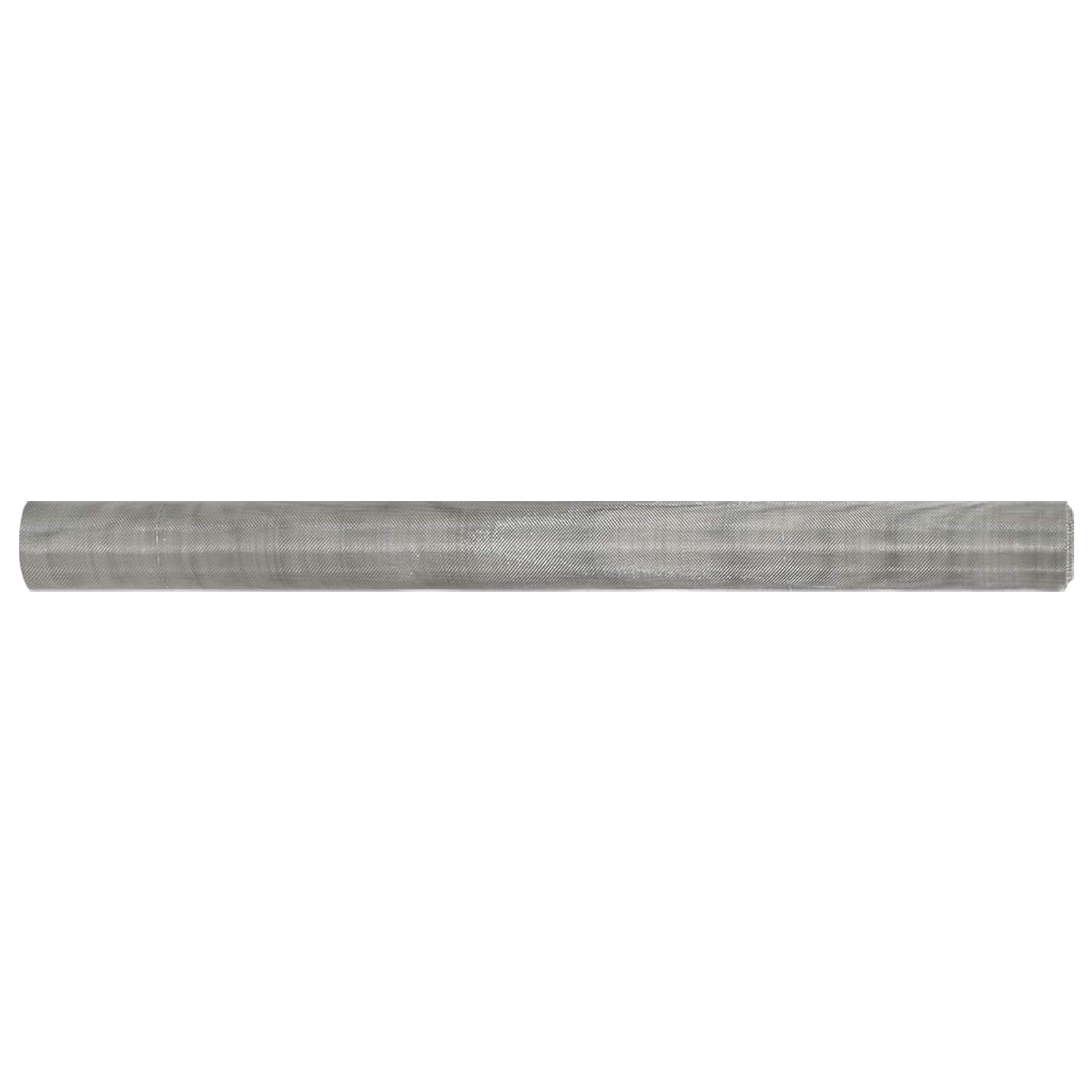 Πλέγμα Οθόνης 80 x 500 cm 20 Mesh Ανοξείδωτο Ατσάλι 201 Ασημί