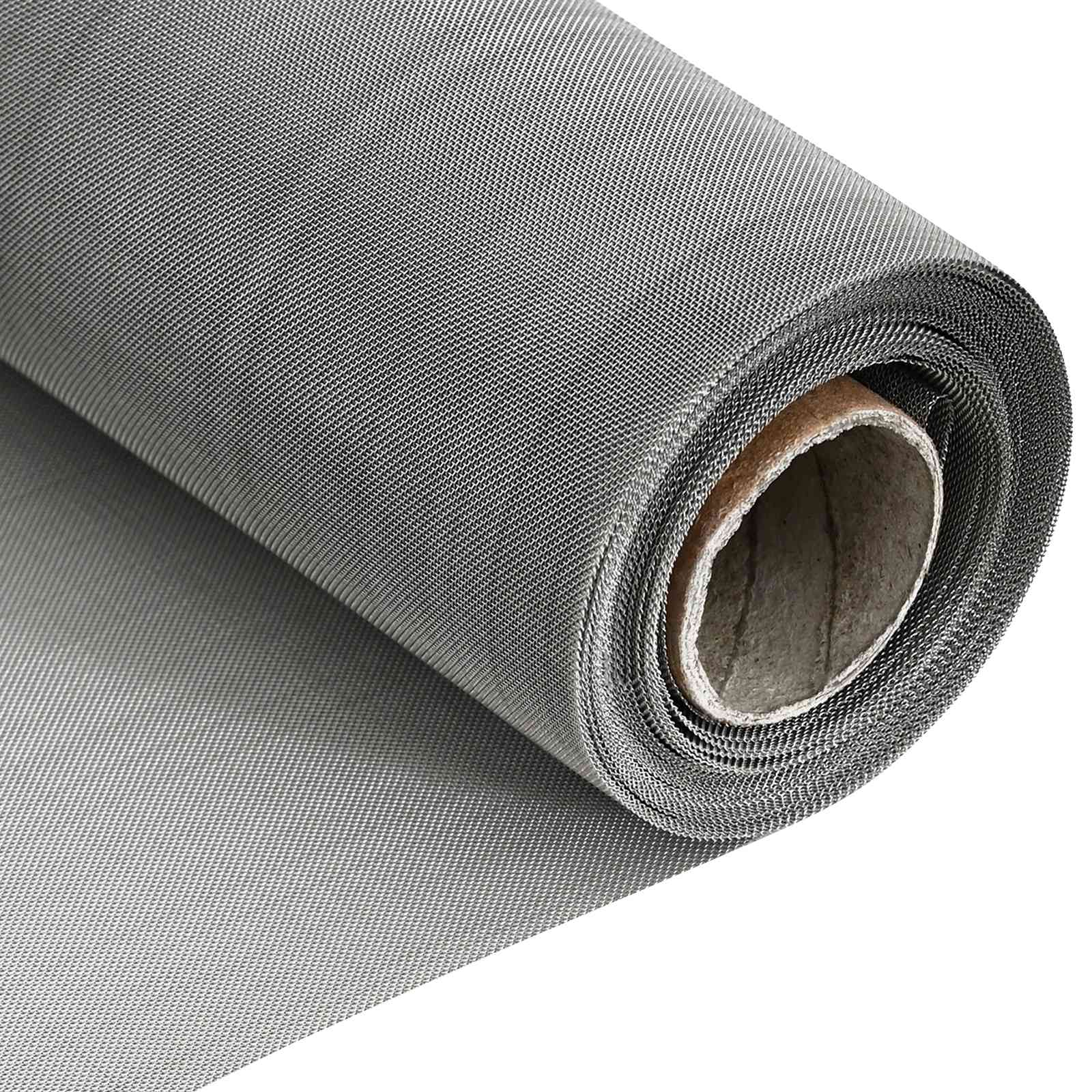 Πλέγμα Οθόνης 80 x 2000 cm 60 Mesh Ανοξείδωτο Ατσάλι 201 Ασημί