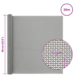 Πλέγμα Οθόνης 60 x 2000 cm 120 Mesh Ανοξείδωτο Ατσάλι 201 Ασημί - Pakobazaar