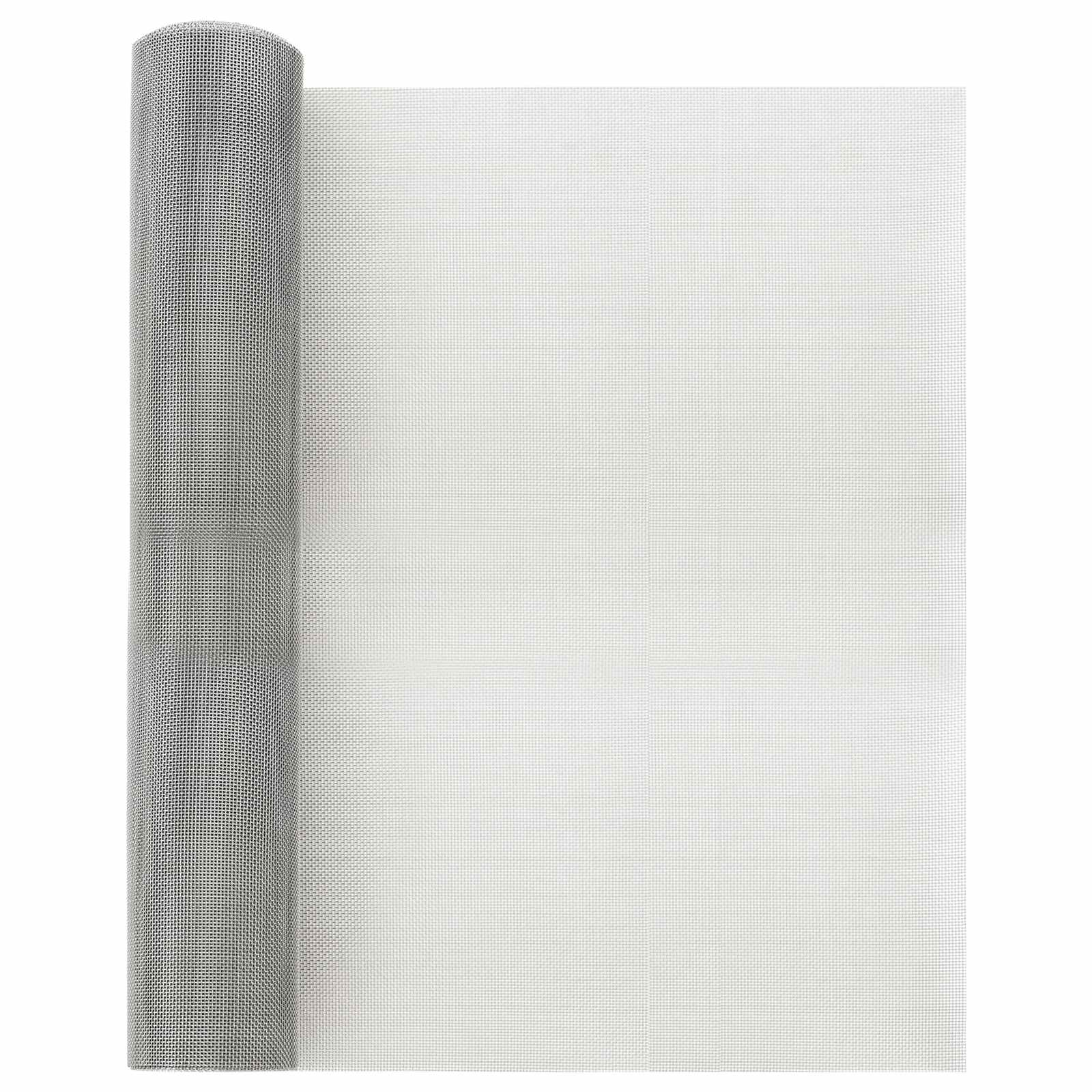 Πλέγμα Οθόνης 40 x 1000 εκ 18 Mesh Ανοξείδωτο Ατσάλι 201 Ασημί